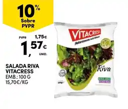 Continente Bom dia Salada riva vitacress promoção