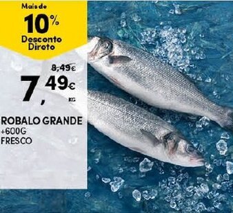 Continente Robalo Grande +600g Fresco promoção