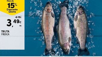 Continente Truta Fresca promoção
