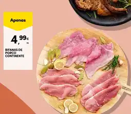 Continente Bom dia Bifanas de porco continente promoção