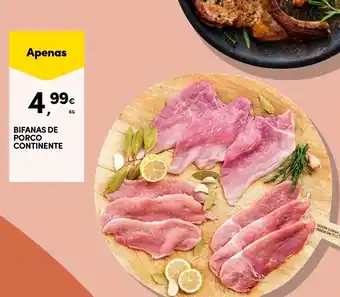 Continente Bom dia Bifanas de porco continente promoção