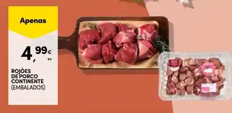 Continente Bom dia Rojões de porco continente promoção