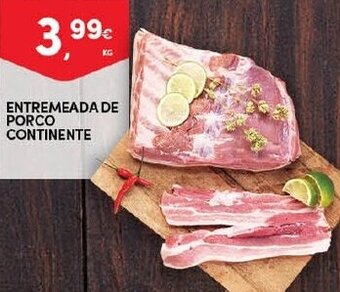 Continente Entremeada de Porco Continente promoção