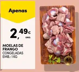 Continente Bom dia Moelas de frango congeladas promoção
