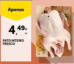Continente Bom dia Pato inteiro fresco promoção