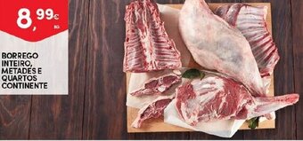 Continente Borrego Inteiro, Metades e Quartos Continente promoção