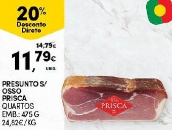 Continente Presunto S/Osso Prisca 475g promoção