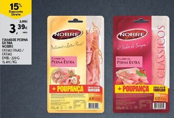 Fiambre Perna Extra Nobre 220g
