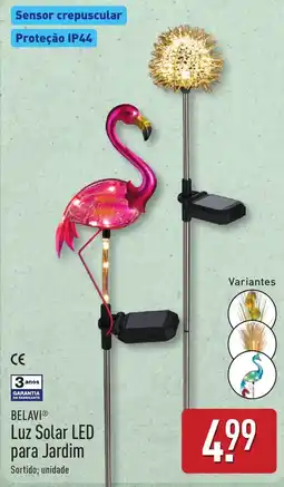 ALDI BELAVI Luz Solar LED para Jardim promoção