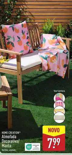ALDI HOME CREATION Almofada Decorativa/ Manta Sortido; unidade promoção
