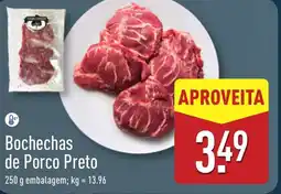 ALDI Bochechas de Porco Preto promoção
