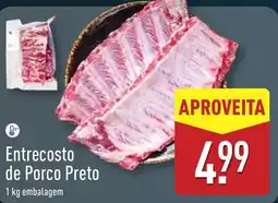 ALDI Entrecosto de Porco Preto promoção