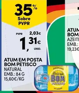 Continente Bom dia Atum em posta bom petisco natural promoção