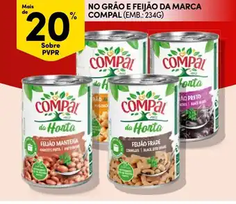 Continente Bom dia No grão e feijão da marca compal promoção