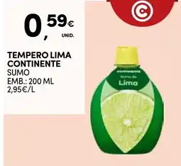 Continente Bom dia Tempero lima continente sumo promoção