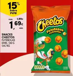 Continente Bom dia Snacks cheetos futebolas promoção