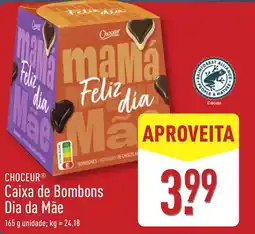ALDI CHOCEUR Caixa de Bombons Dia da Mãe promoção