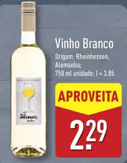 ALDI Vinho Branco promoção