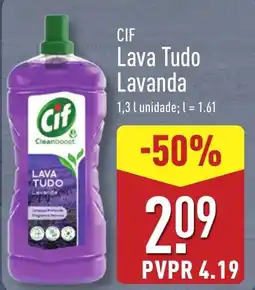 ALDI CIF Lava Tudo Lavanda promoção