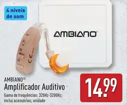 ALDI AMBIANO Amplificador Auditivo promoção
