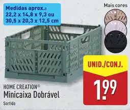 ALDI HOME CREATION Minicaixa Dobrável promoção