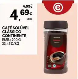Continente Bom dia Café solúvel clássico continente promoção
