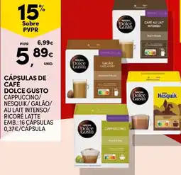 Continente Bom dia Cápsulas de café dolce gusto promoção