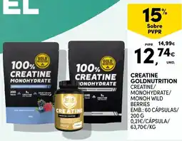 Continente Bom dia Creatine goldnutrition promoção