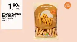 Continente Bom dia Picos s/glúten continente promoção