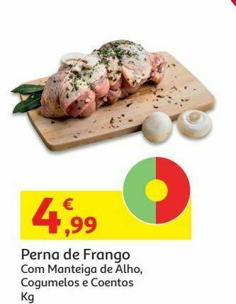 Perna frango:c/mant alho cogume.coentros kg
