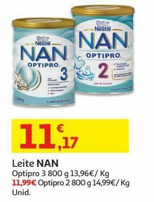 Auchan Leite 3 nan promoção