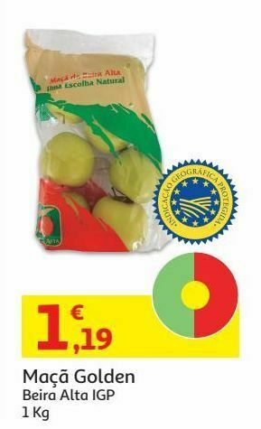 Auchan Maçã golden:beira alta igp 1 kg promoção