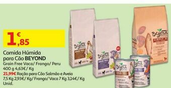 Auchan Comida húmida cão beyond promoção