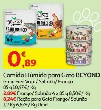 Auchan Comida húmida gato beyond promoção