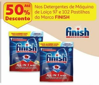 Auchan Det. loiça máquina finish promoção