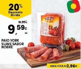 Continente Paio York Suave Sabor Nobre promoção