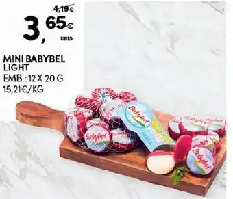 Continente Mini Babybel Light 12x20g promoção