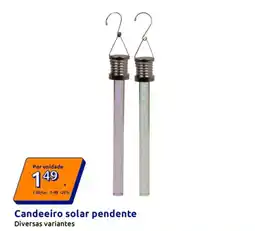 Action Candeeiro solar pendente promoção