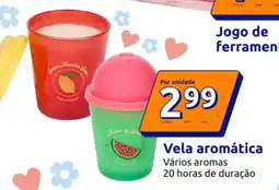 Action Vela aromática promoção