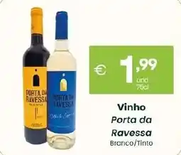 Roque Supermercados Vinho Porta da Ravessa Branco/Tinto promoção
