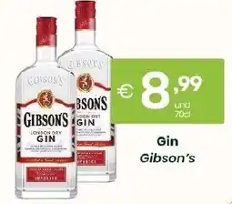 Roque Supermercados Gin Gibson's promoção
