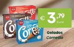 Roque Supermercados Gelados Cornetto promoção