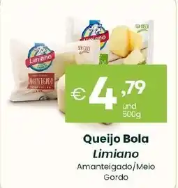 Roque Supermercados Queijo Bola Limiano promoção
