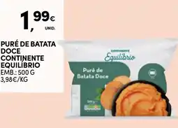 Continente Bom dia Puré de batata doce continente equilibrio promoção