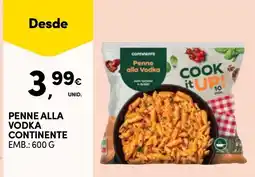 Continente Bom dia Penne alla vodka continente promoção