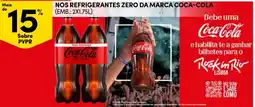 Continente Bom dia Nos refrigerantes zero da marca coca-cola promoção