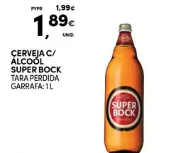 Continente Bom dia Cerveja c/ alcoól super bock tara perdida promoção