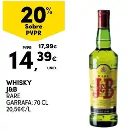 Continente Bom dia Whisky j&b promoção