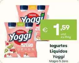 Roque Supermercados Logurtes líquidos yoggi promoção