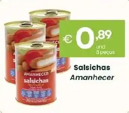 Roque Supermercados Salsichas Amanhecer promoção